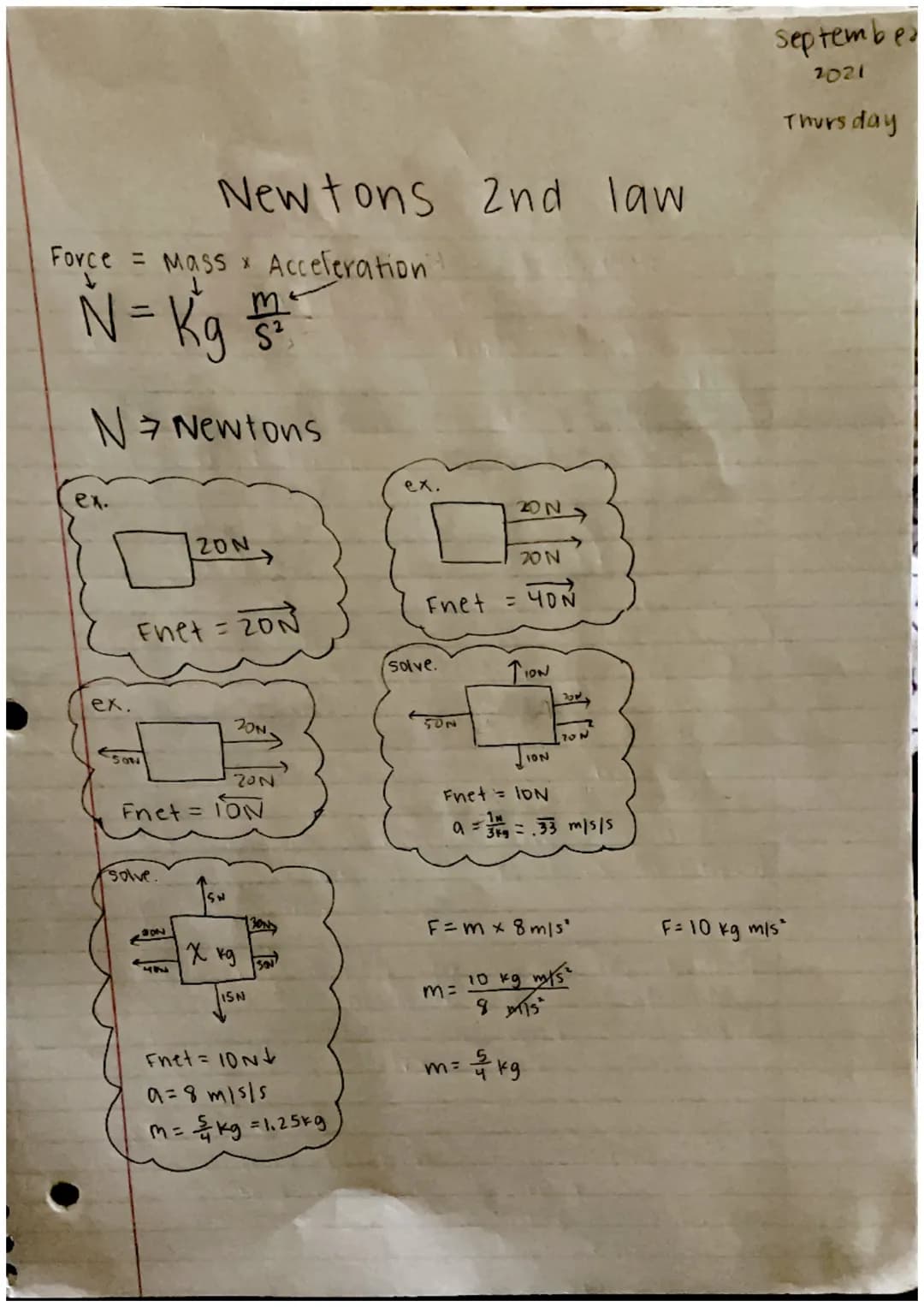 
<h2 id="newtonsfirstlawofmotionlawofinertia">Newton's First Law of Motion - Law of Inertia</h2>
<p>The first law of motion states that an o