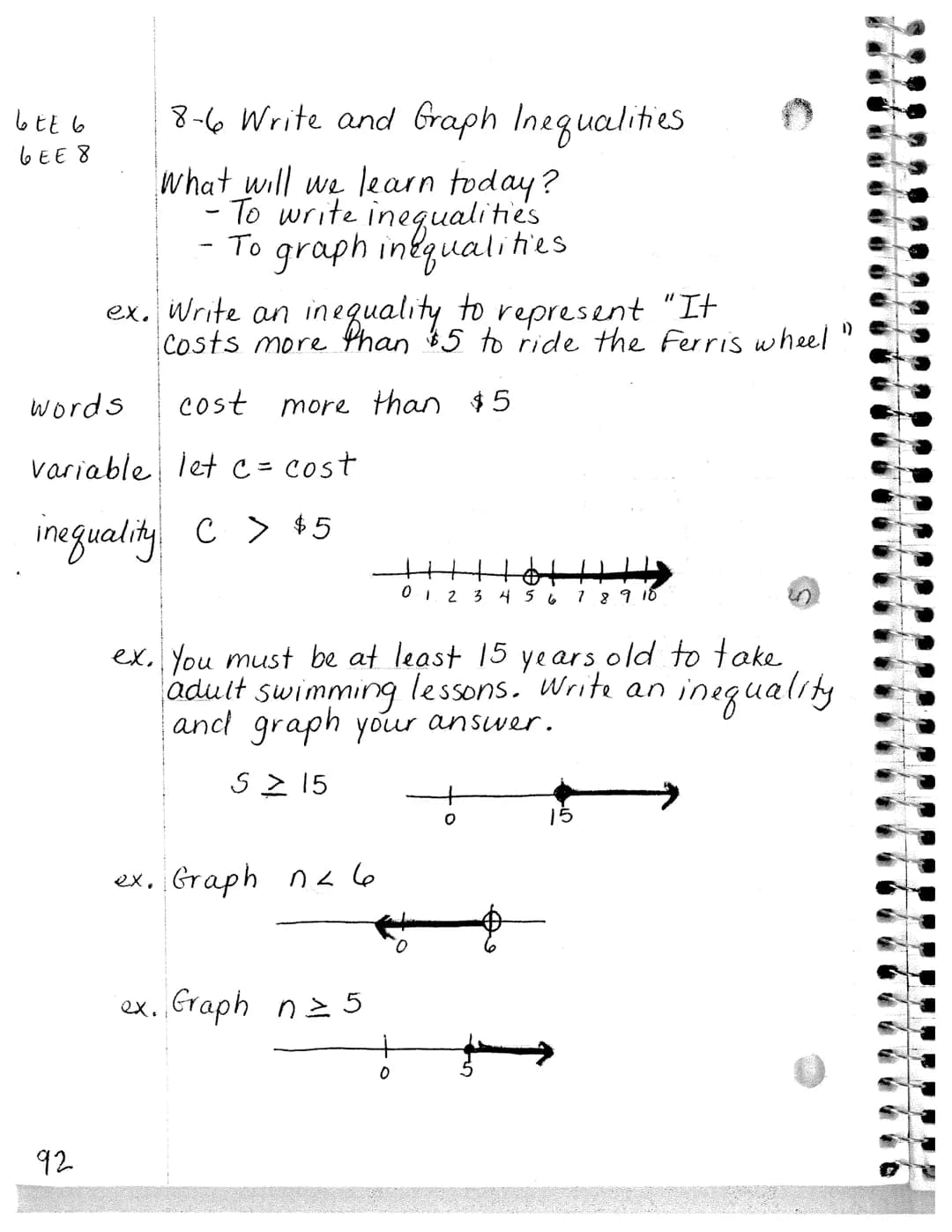 Free PDF: Function and Inequality Notes for Grade 11 & 12