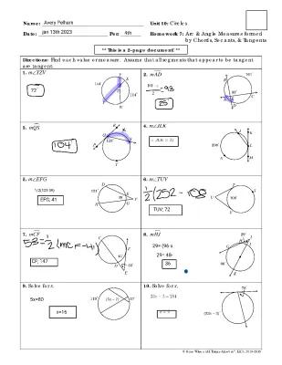 Know Geometry ; Arcs and Angles  thumbnail