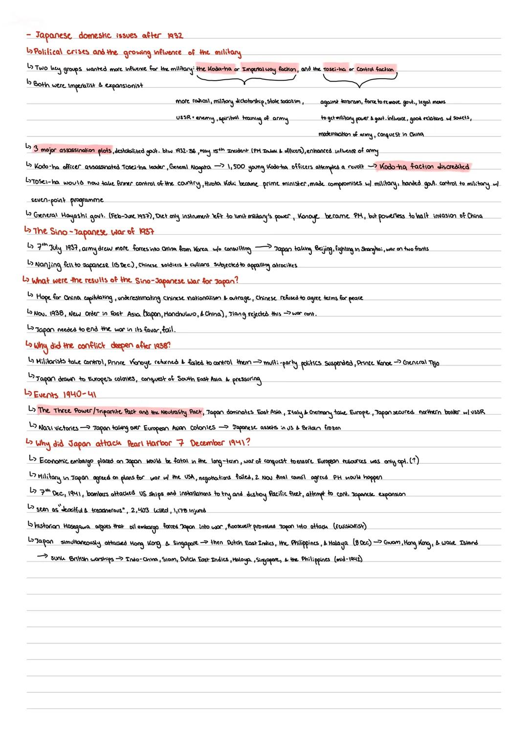 Paper 1: 1.11.2
1.1-Japanese Expansionism in East Asia
-What were the
origins
of
↳middle of the 19th century: several factors
Japanese natio