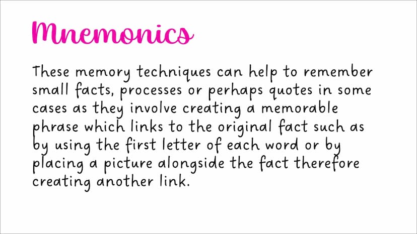 Revision Techniques Flashcards
This is possibly the most widely used method of
revision and a well loved favourite. They are
super useful fo