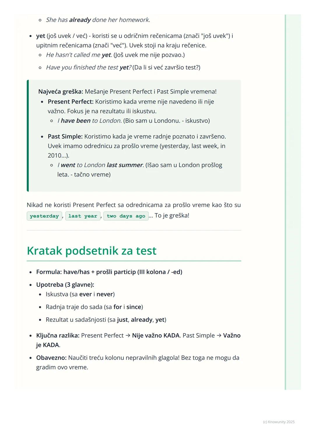 # Sadašnje svršeno vreme
(Present Perfect Simple)

Uvod u Present Perfect

Sadašnje svršeno vreme, ili Present Perfect, je vreme koje povezu