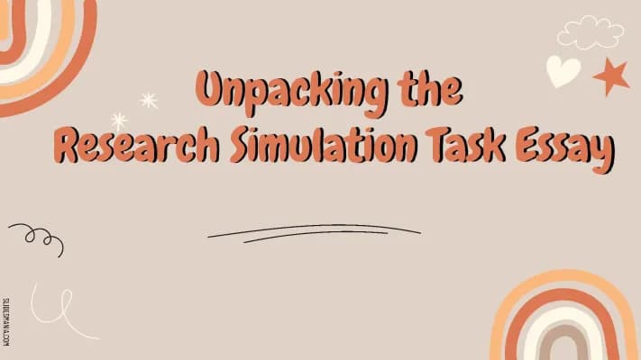 Know Unpacking Research Simulation Task Essay (NJSLA) thumbnail