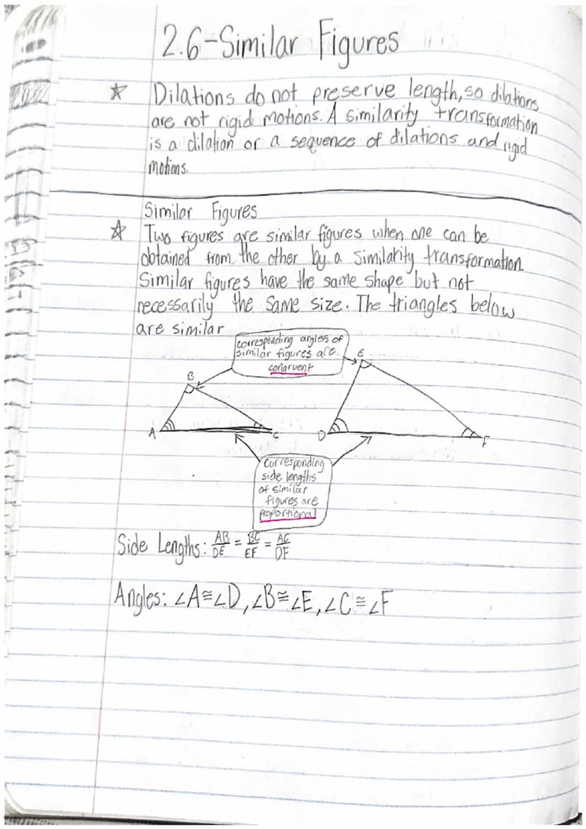 k
2.1- Translations
A transformation changes a figure into another
figure. The new figure is called the image.
A translation is a transforma