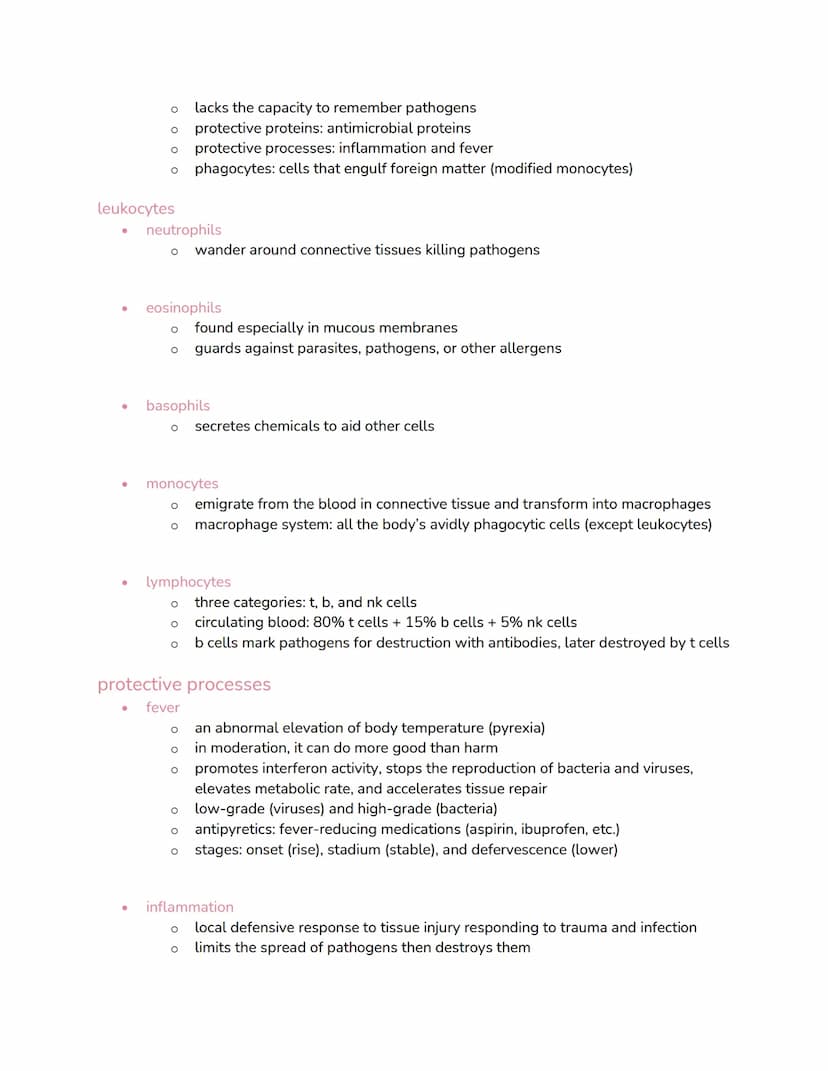 chapter 21: lymphatics and immunity
lymphatics
●
overview
O
functions
O
O
immunity
pathogen
O
O
O
O
O
the lymphatic system is composed of a 
