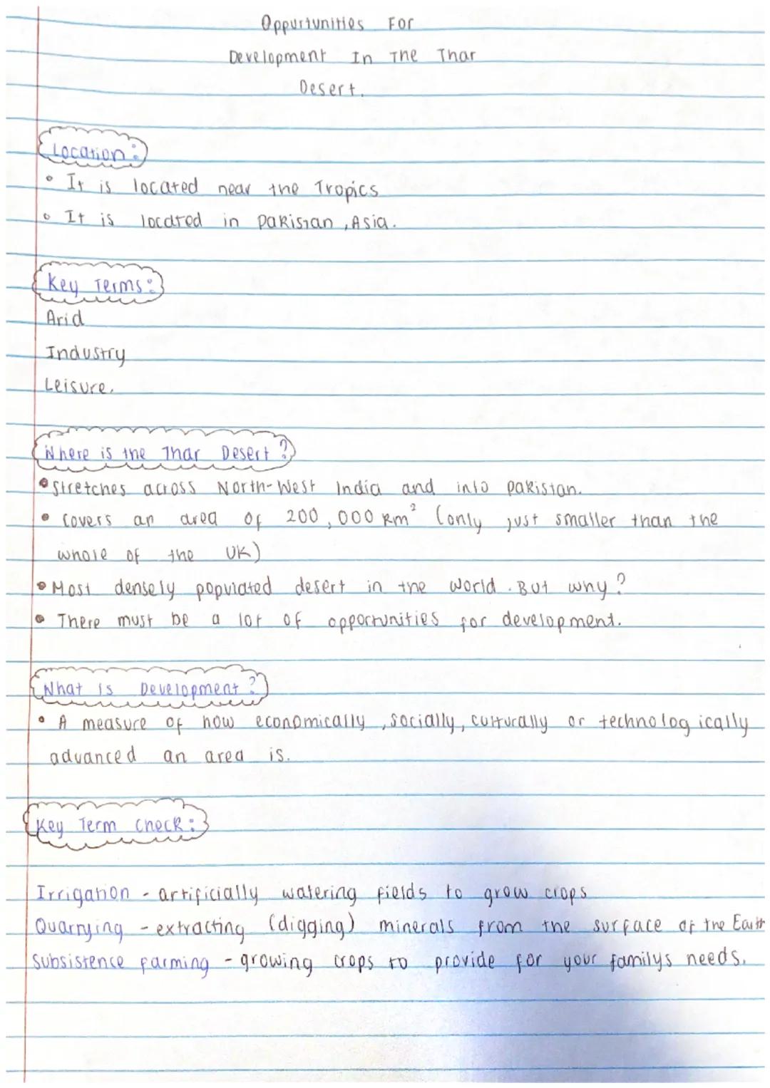 (Key Terms
Arid
Industry
Leisure.
Location
O
• It is located near the Tropics
• It is located in pakisian, Asia.
whole of
area
Where is the 