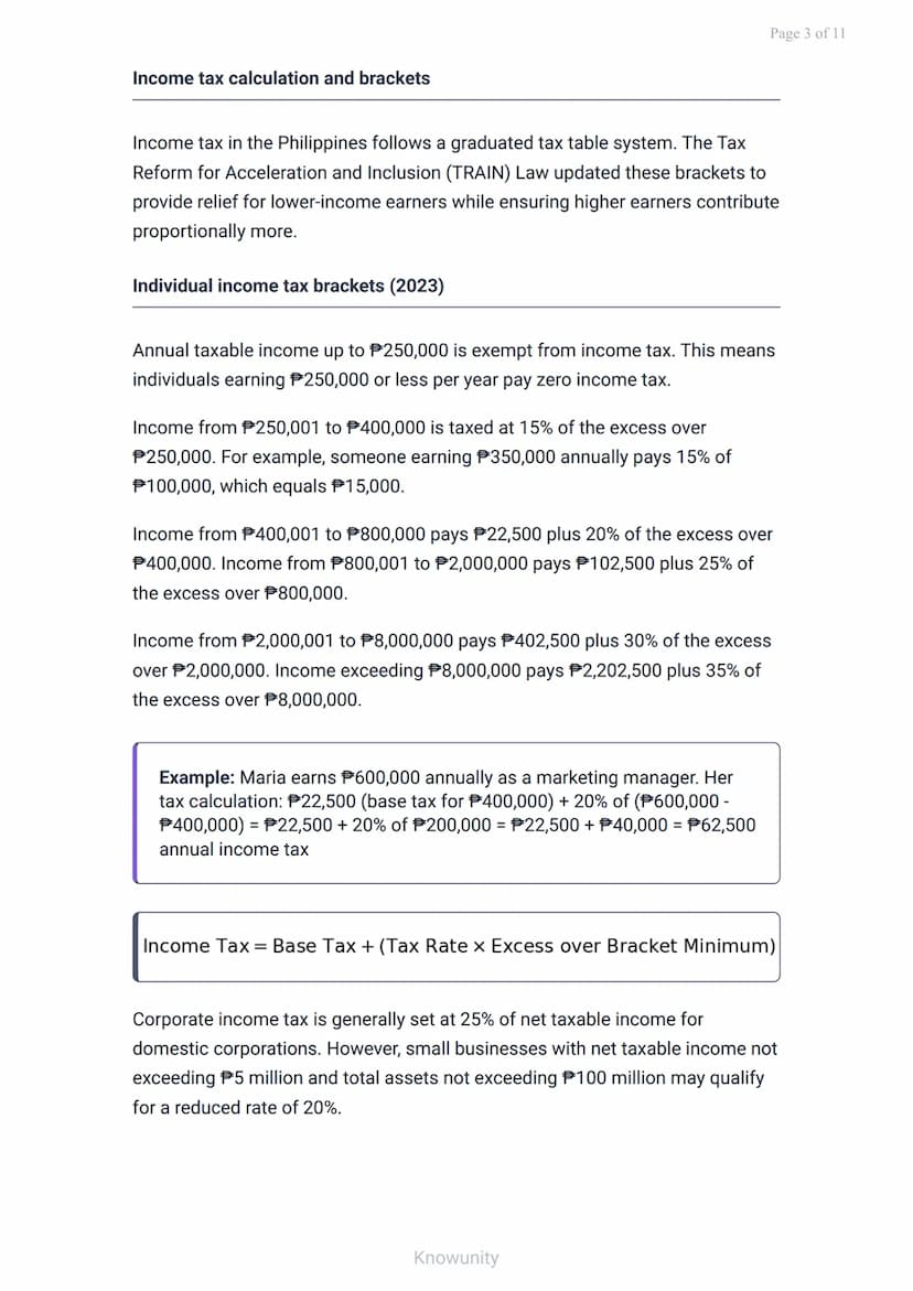 Taxation in the Philippines: Income, VAT, and Percentage Tax
Understanding the three main types of taxes in Philippine
business
What you'll 