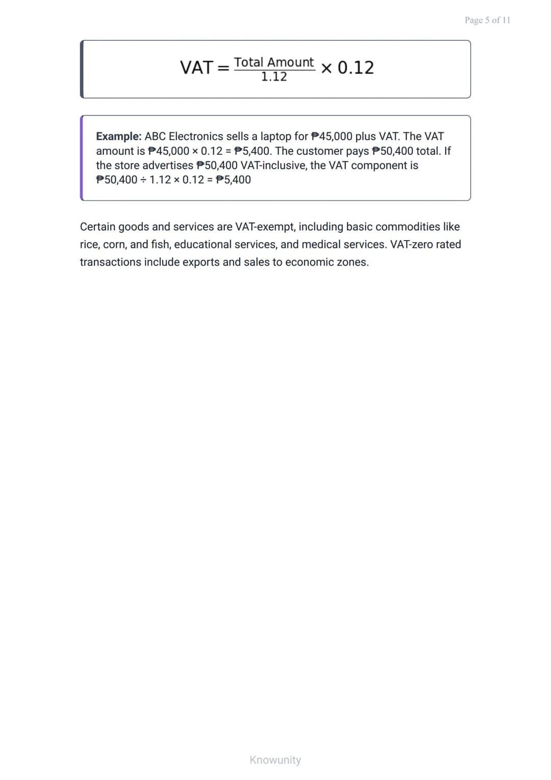 Taxation in the Philippines: Income, VAT, and Percentage Tax
Understanding the three main types of taxes in Philippine
business
What you'll 