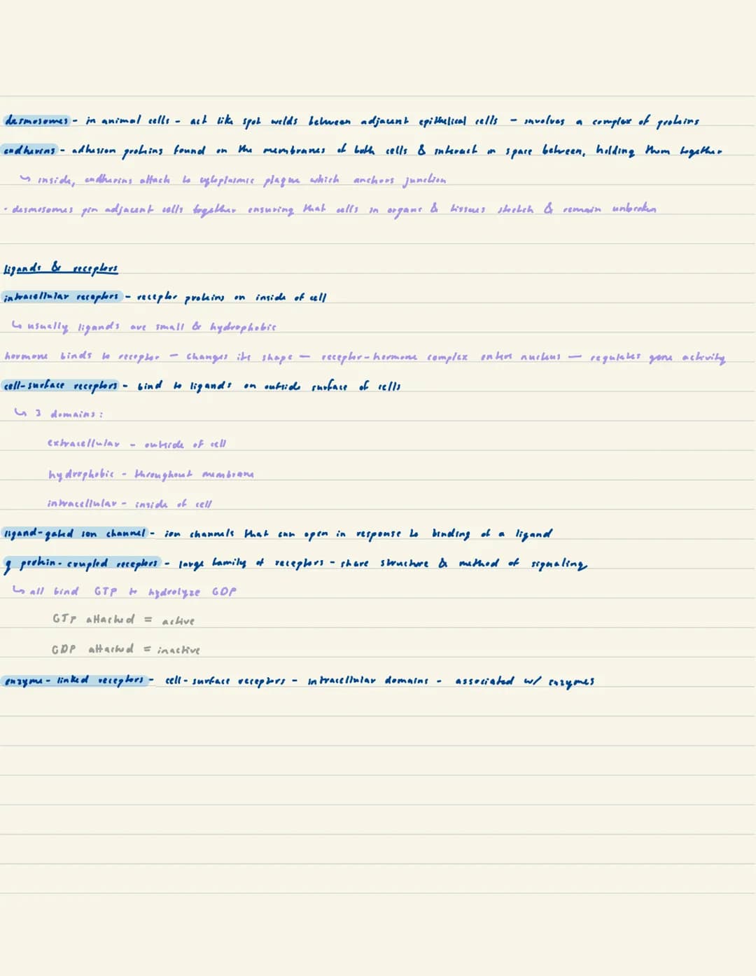 Khan Academy Unit 4-cell communication & cycle
cell signaling
-sending sell produces prokins (chemical signals) which are secreted into the 