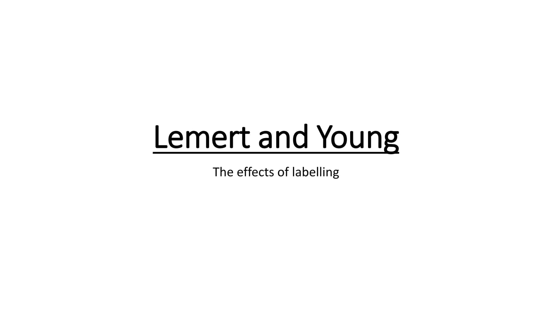 
<h2 id="whatislabellingtheoryinsociology">What is Labelling Theory in Sociology?</h2>
<p>Labelling theory, as discussed by Lemert and Young