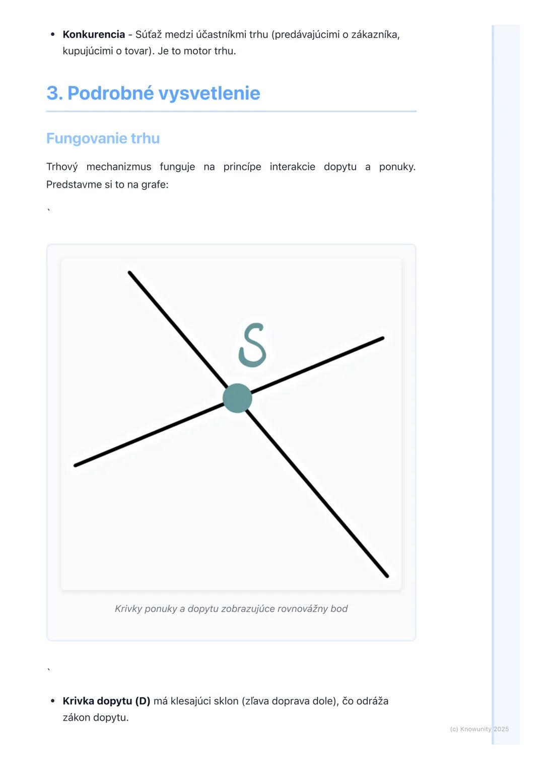 # Trh a trhový mechanizmus

1. Prehľad a úvod

Trh a trhový mechanizmus sú základné kamene, na ktorých stojí moderná
ekonomika. Je to spôsob