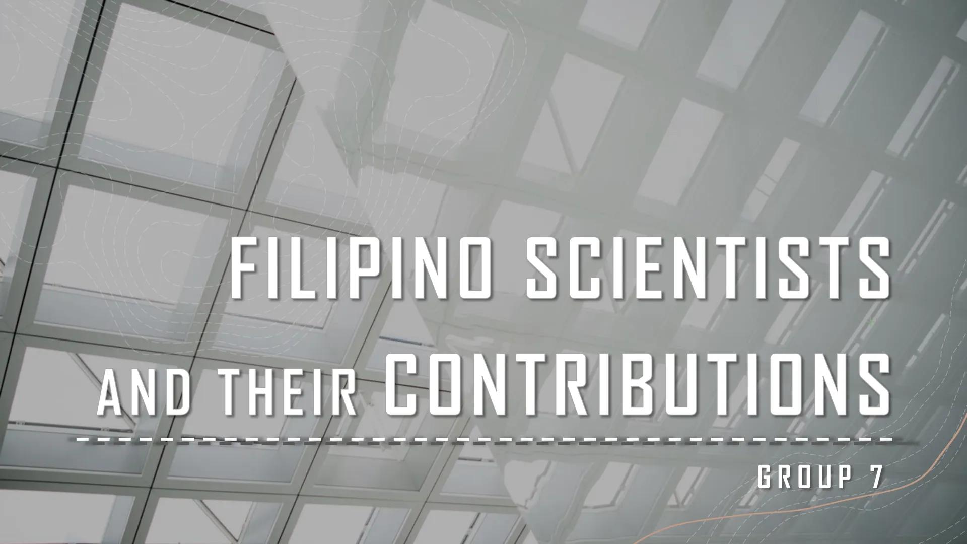 FILIPINO SCIENTISTS
AND THEIR CONTRIBUTIONS
GROUP 7 Dr. Enrique M. Ostrea, Jr.
(1941-PRESENT)
que Ostred. J.MD
Hutz
Hospla Enrique Mapua Ost