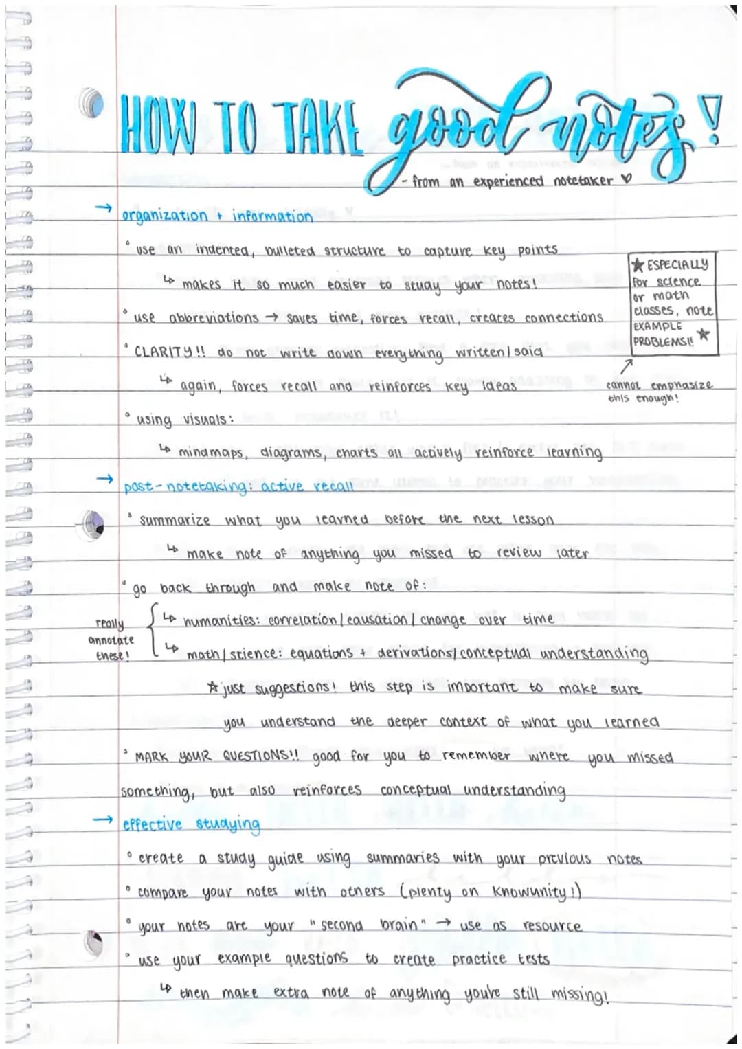 How to Make Cool and Organized Notes: Tips for Kids