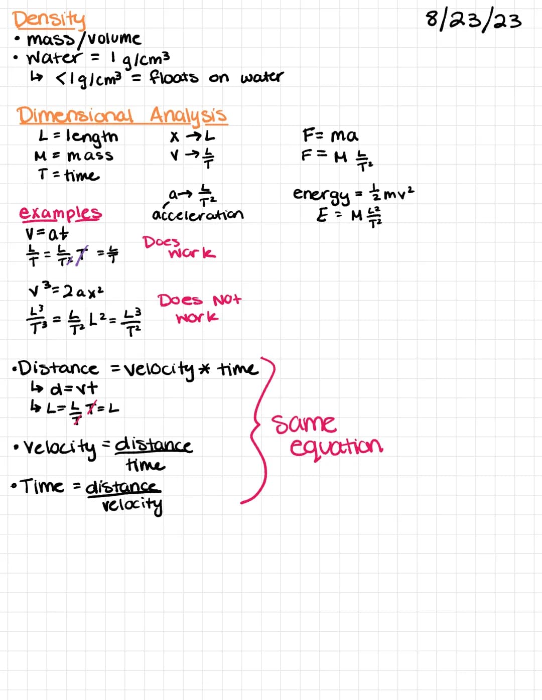 
<h2 id="unitsandscientificnotation">Units and Scientific Notation</h2>
<p>In physics, dimensional analysis is a crucial component. Dimensio