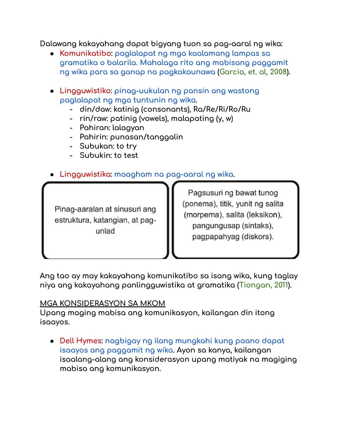 # Mabisang Komunikasyon 10

Lessons:
1. Pag-unawa at Pundasyon ng Komunikasyong Filipino sa Kontekstong Personal at Interpersonal
2. Paglina
