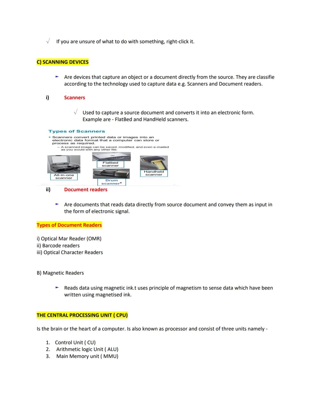 THE COMPUTER SYSTEM
COMPUTER SYSTEM
✓ Is a collection of entities(hardware, software and liveware) that are designed to receive,
process, ma