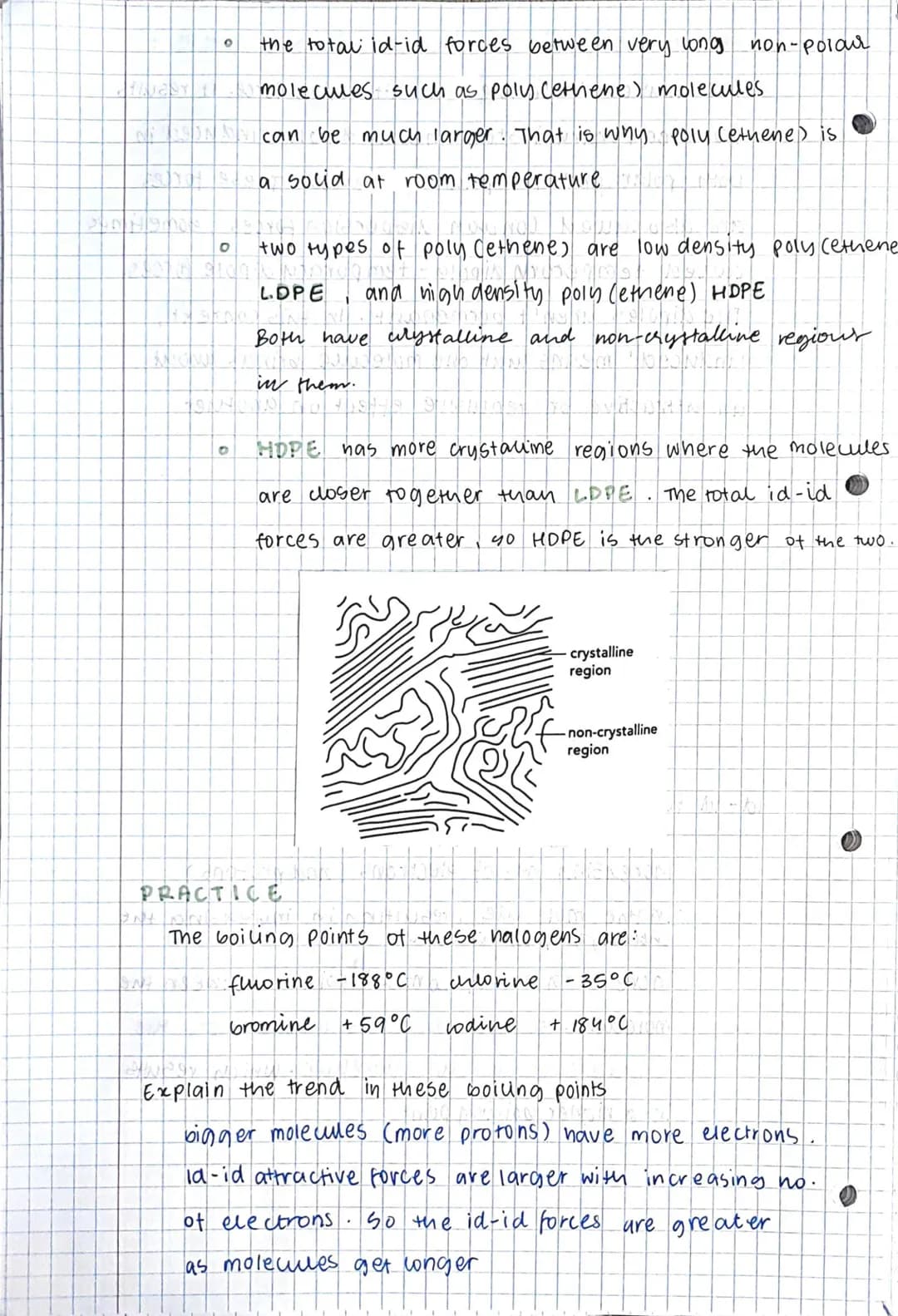 
<p>There are different types of intermolecular forces that play a crucial role in determining the properties of organic compounds. One of t