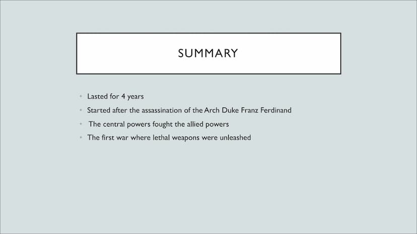 
<h2 id="introduction">Introduction</h2>
<p>World War I, also known as the Great War, took place between July 28, 1914, and November 11, 191