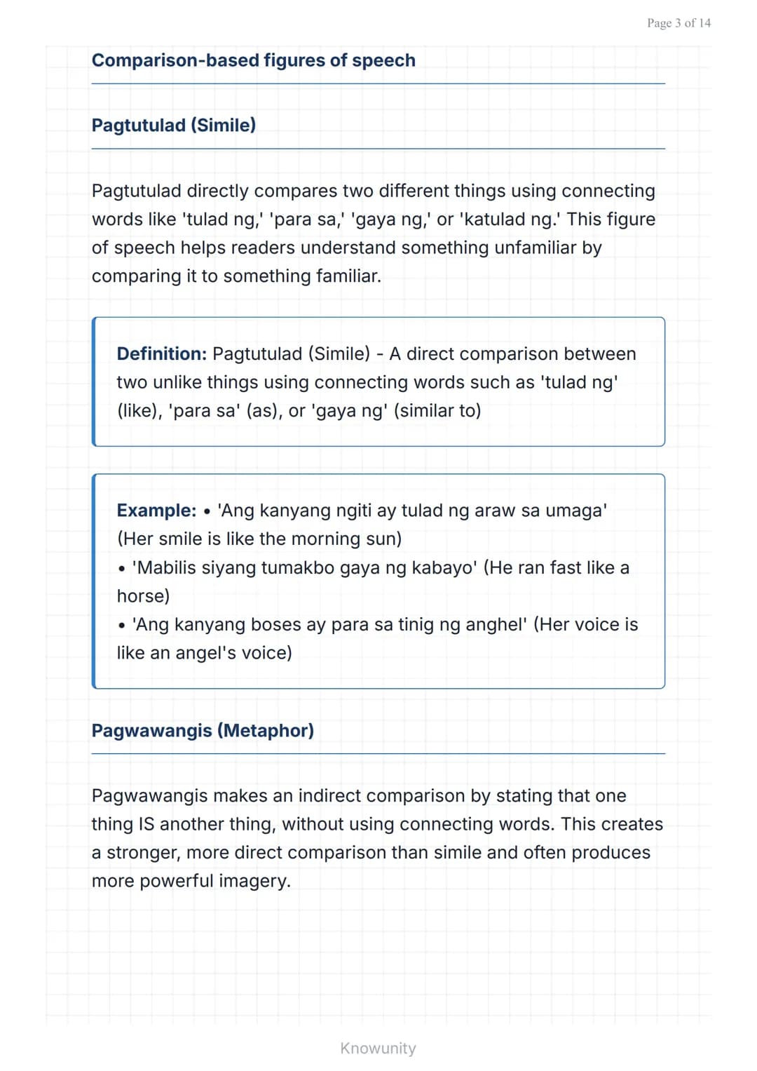 Figures of Speech in Filipino: Understanding Mga Tayutay
Master the art of Filipino figurative language and
literary devices
What You'll Lea