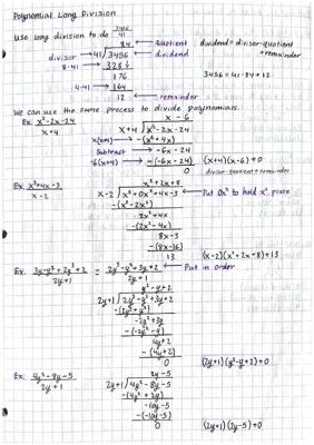 Know Polynomial Long Division thumbnail