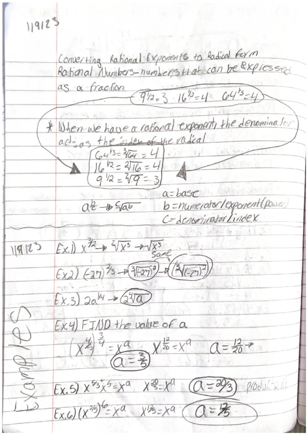 1-4/22

√24 Simplifying Radicals 130

Square root symbol (Radical)

Opposite Roots/Redicals= "Oppositell operation
operations of exponents, 
