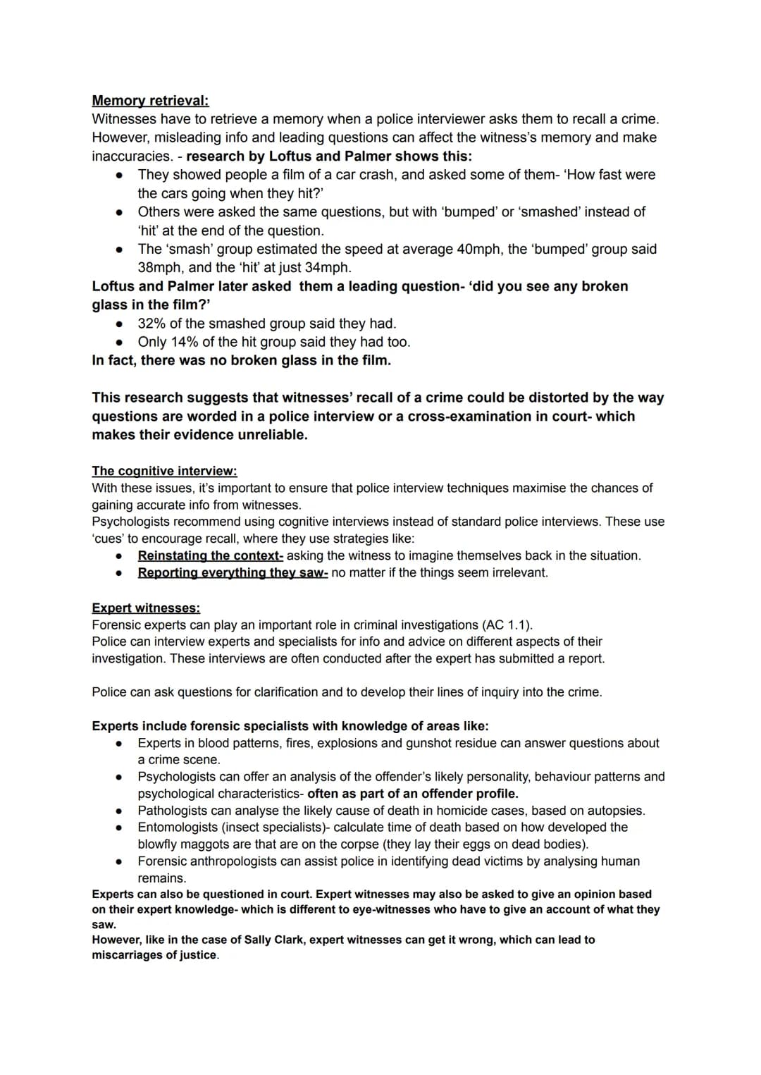 AC 1.2: Assess the usefulness of using investigative techniques in criminal investigations.
Police and investigators use many different tech