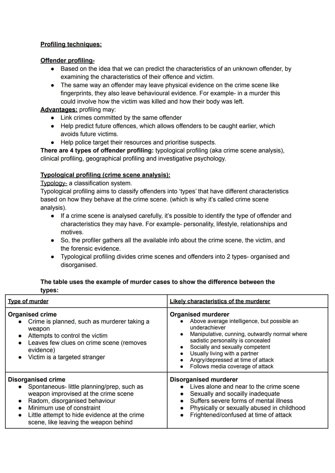 AC 1.2: Assess the usefulness of using investigative techniques in criminal investigations.
Police and investigators use many different tech