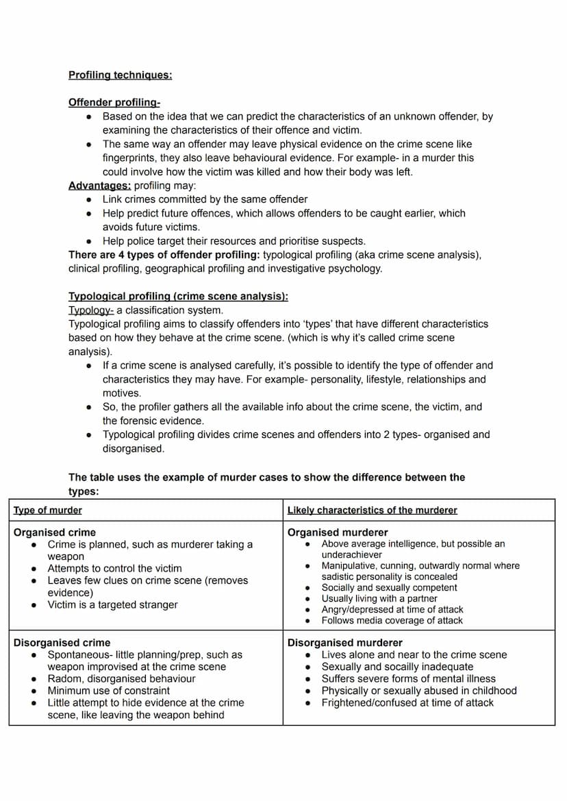 AC 1.2: Assess the usefulness of using investigative techniques in criminal investigations.
Police and investigators use many different tech