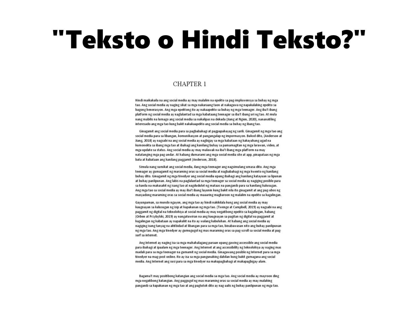 # Pagbasa at Pagsusuri ng Iba't ibang Teksto

TUNGONG SA PANANALIKSIK Mga Layunin ng Talakayan:
• MALAMAN KUNG ANO ANG KAHULUGAN AT URI NG
T