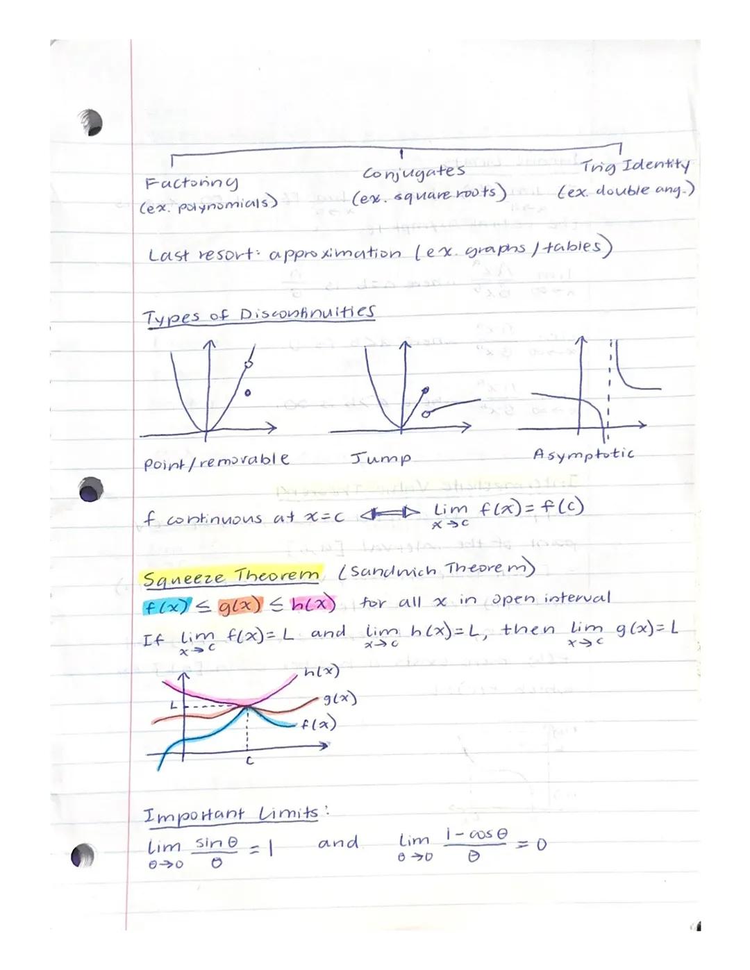add. 1 lim (f(x) + g(x)) = L+M.
x4c
Unit 1: Limits and continuity.
Limit properties:
lim f(x) = L, lim g(x)=M
x-c
X4C
subtr. 2 lim (f(x) - g