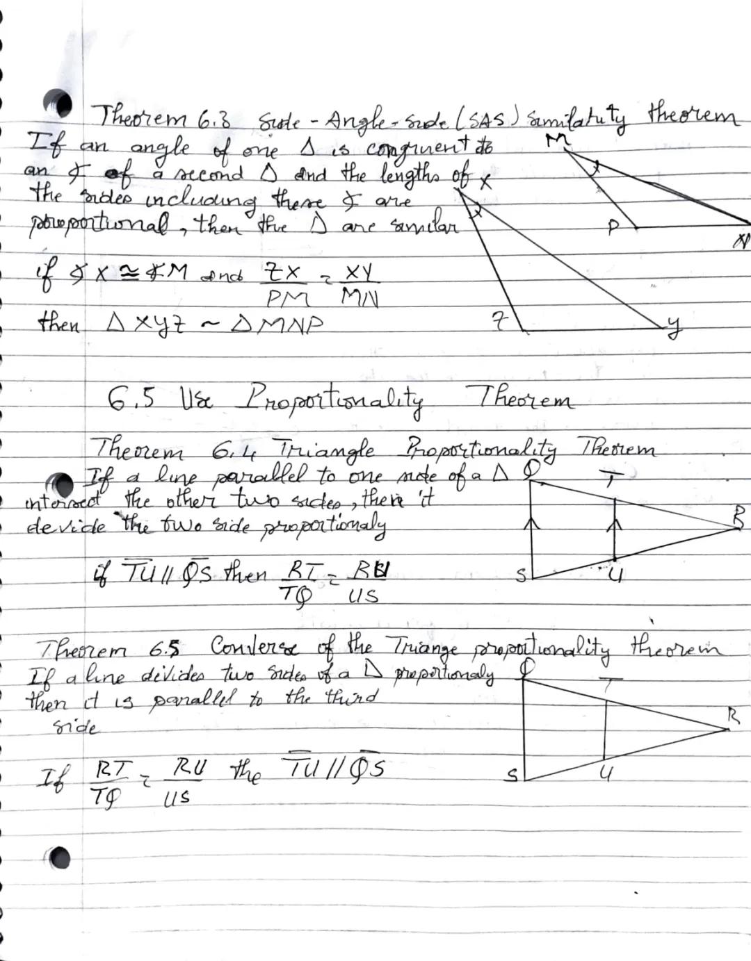 Proportionality and Similarity Theorems for Triangles: Proof, PDF, Formula, Calculator