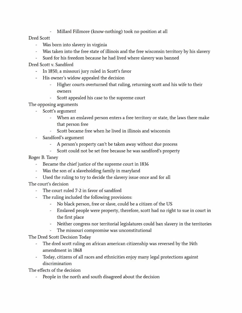 Dred Scott and the Slavery Debate
Slave States and Free States, 1819
In 1819, there were eleven slave states and eleven free states
Free and