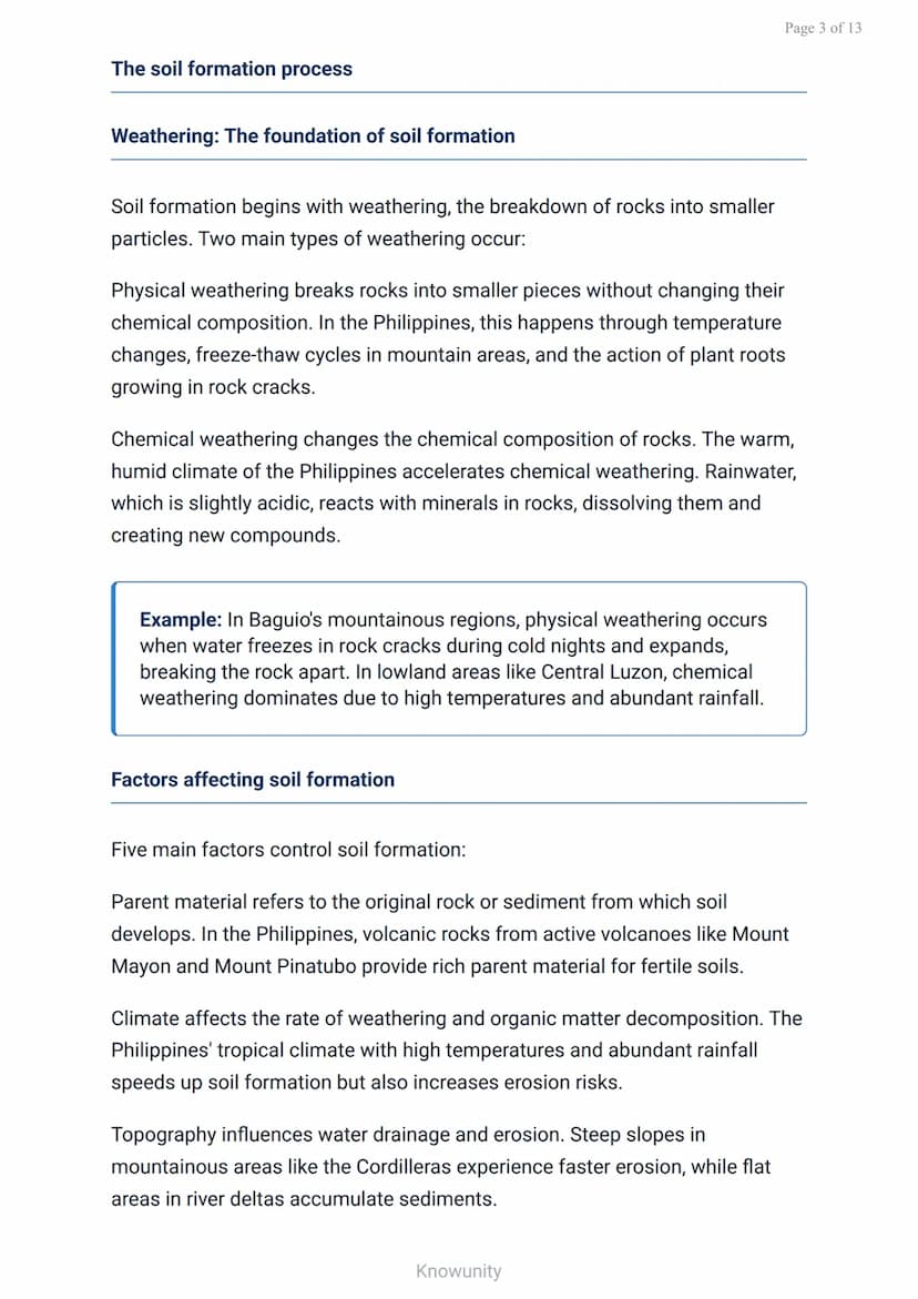 Earth and Its Resources: Soil Formation and Conservation
Understanding how soil forms and methods to protect
this vital resource
What You Wi