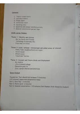 Know GCSE Spanish - Speaking Exam Help Booklet (AQA) thumbnail