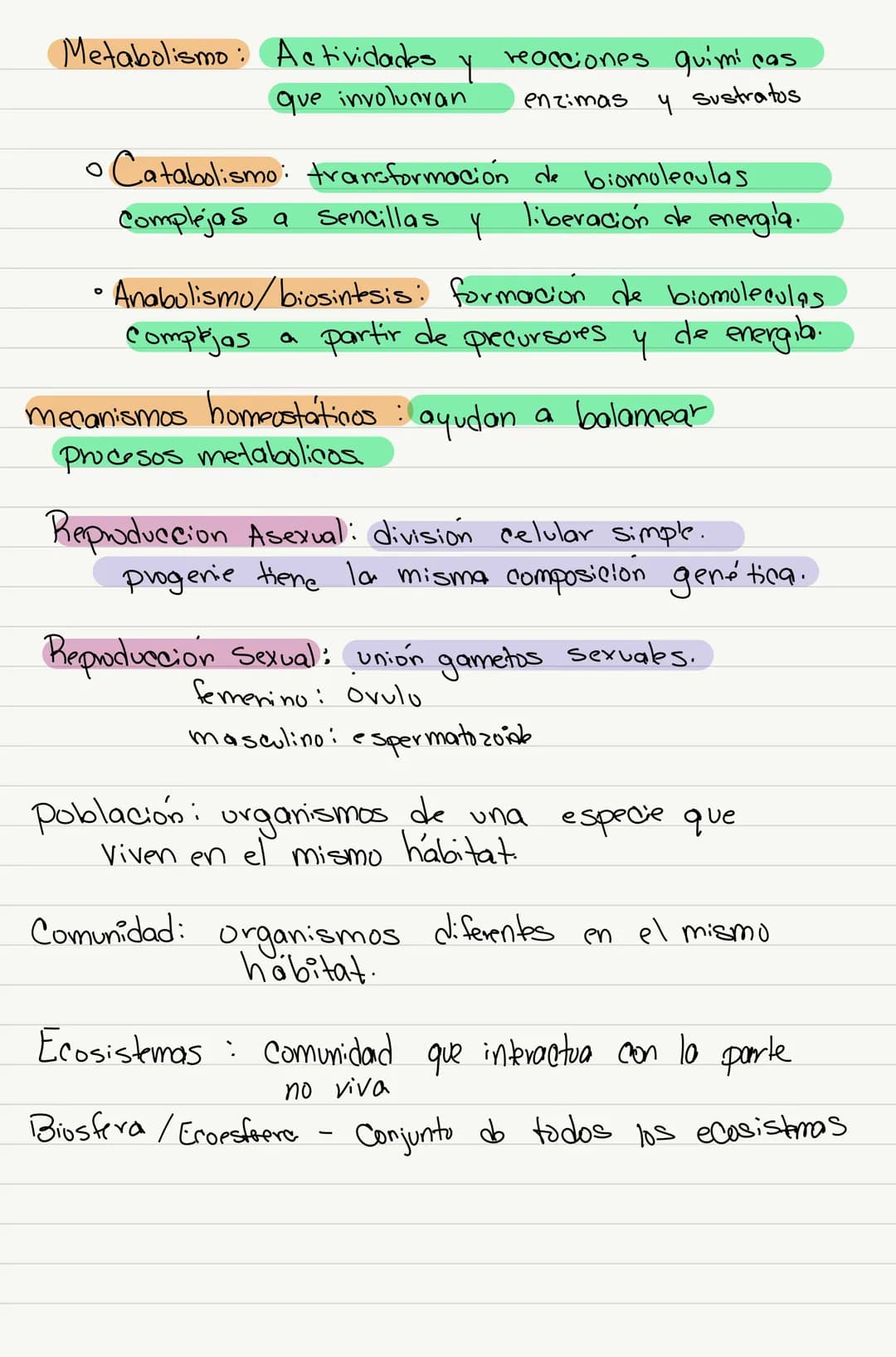 Cap 1:
A view of Life"
Biologia: Bius (vida) + Logos (estudio)
Ciencia que estudia
la vida
Caracteristicas de la Vida
□ Compuestos
células
p