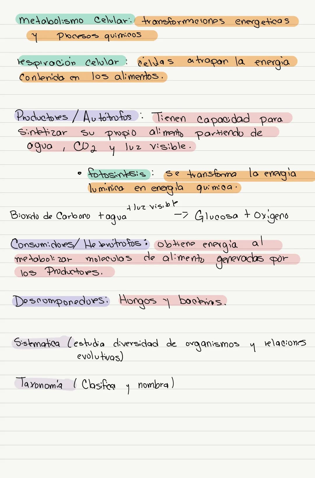 Cap 1:
A view of Life"
Biologia: Bius (vida) + Logos (estudio)
Ciencia que estudia
la vida
Caracteristicas de la Vida
□ Compuestos
células
p