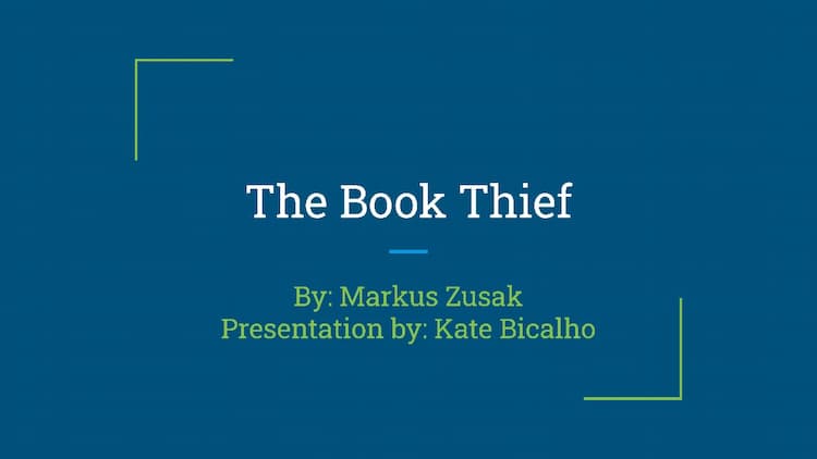 Know The Book Thief Book report thumbnail