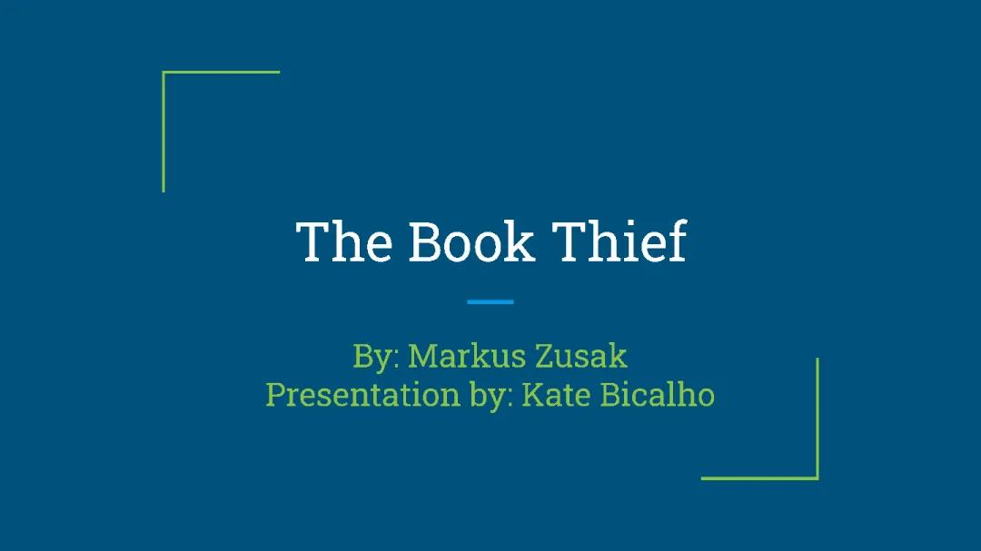 The Book Thief Book report