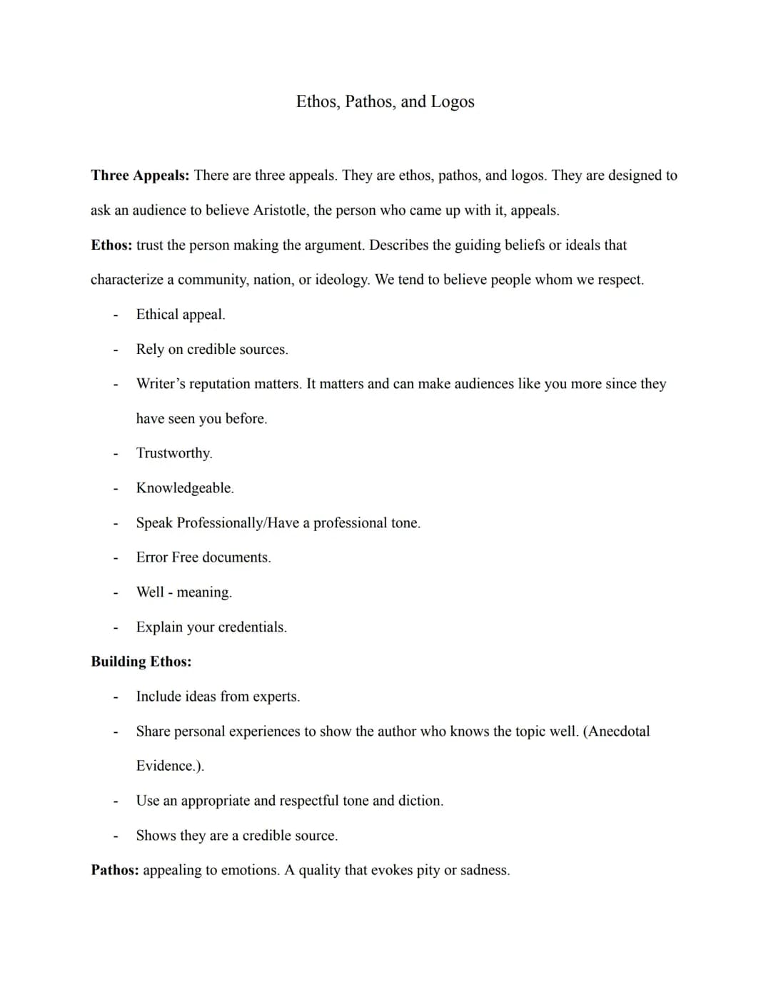 Understanding Ethos, Pathos, and Logos in Academic Writing