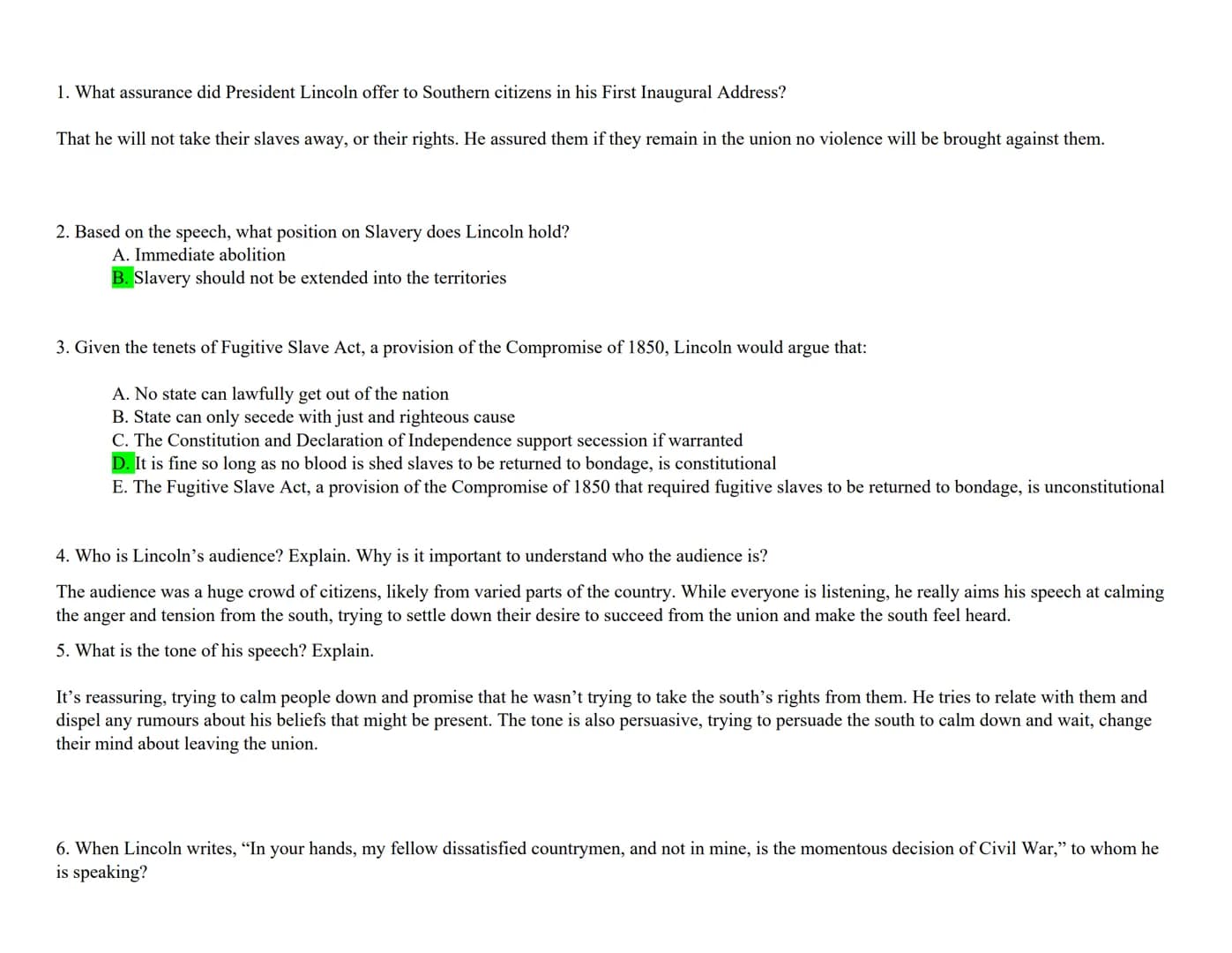 "The Union of these States is Perpetual": Lincoln's View of the American Union
From Abraham Lincoln, First Inaugural Address (March 4, 1861)