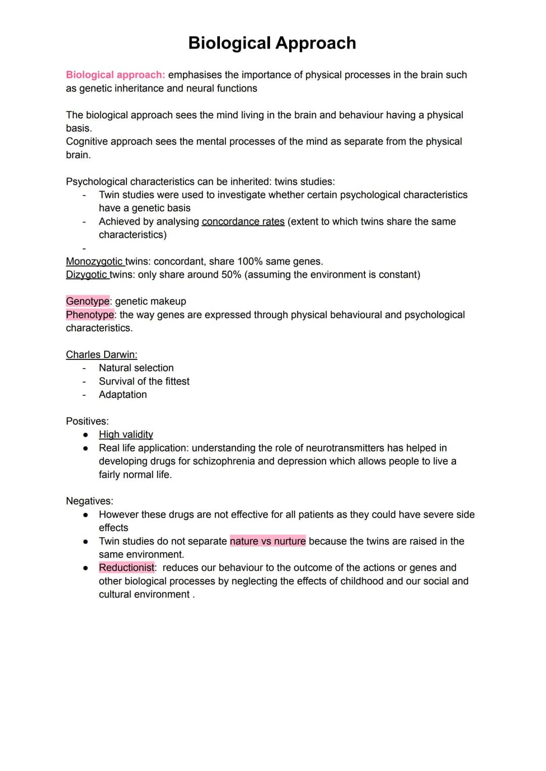 Behaviourist Approach
Behaviourist approach: A way of explaining observable behaviour.
Classical conditioning: learning through association-