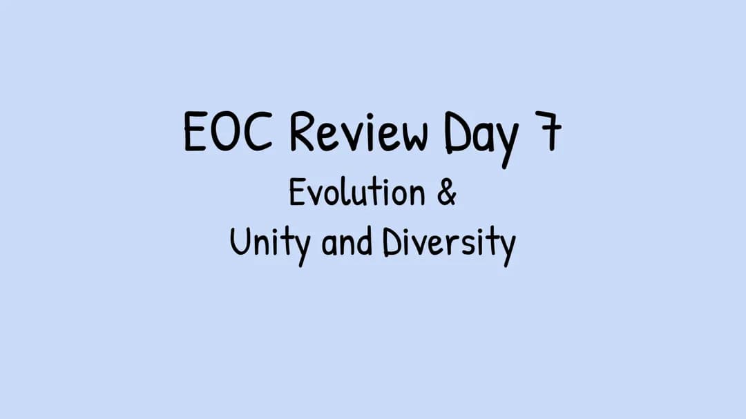 EOC REVIEW 