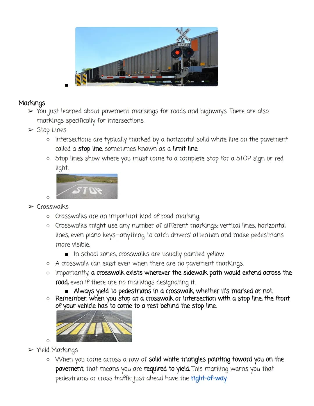 Intersections and Special Signals
Intersections
> Intersections are one place where you'll put all your training to the test.
The purpose of