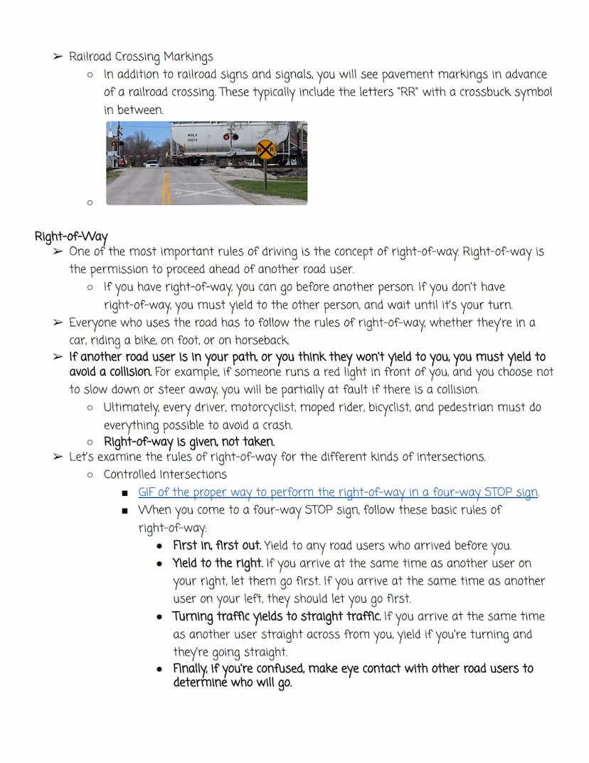 Intersections and Special Signals
Intersections
> Intersections are one place where you'll put all your training to the test.
The purpose of