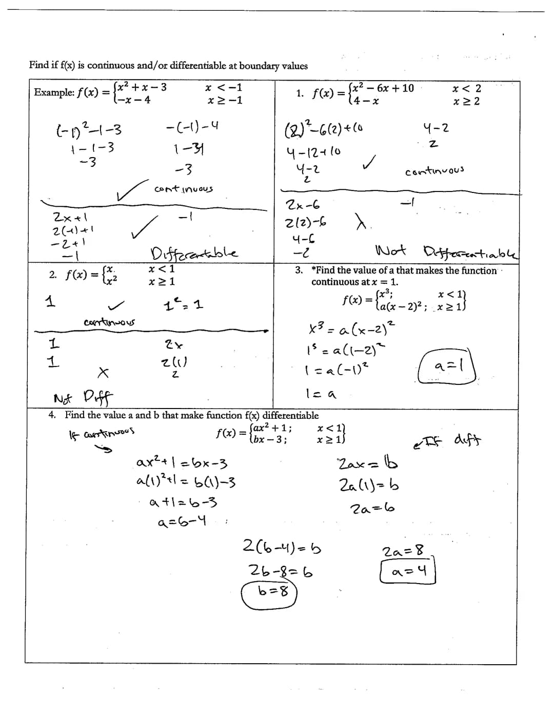 Name:
Exemplar
Friday 10/17
PW Assignment
#1
Topic #1 and 2
(Pages 1-3)
Score:
/10
QUARTER 1 INTERIM ASSESSMENT
AP CALC AB REVIEW PACKET
Tue