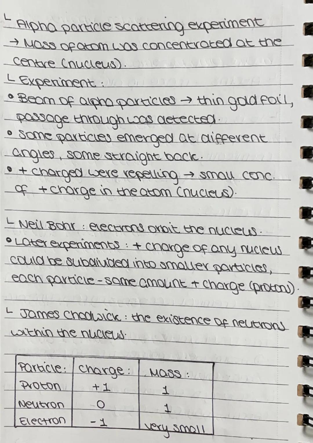 # Topic 1: Atomic structure or Periodic Table

Atoms, elements o compounds:

L Atoms
- make up all substances
and are the smallest part of a