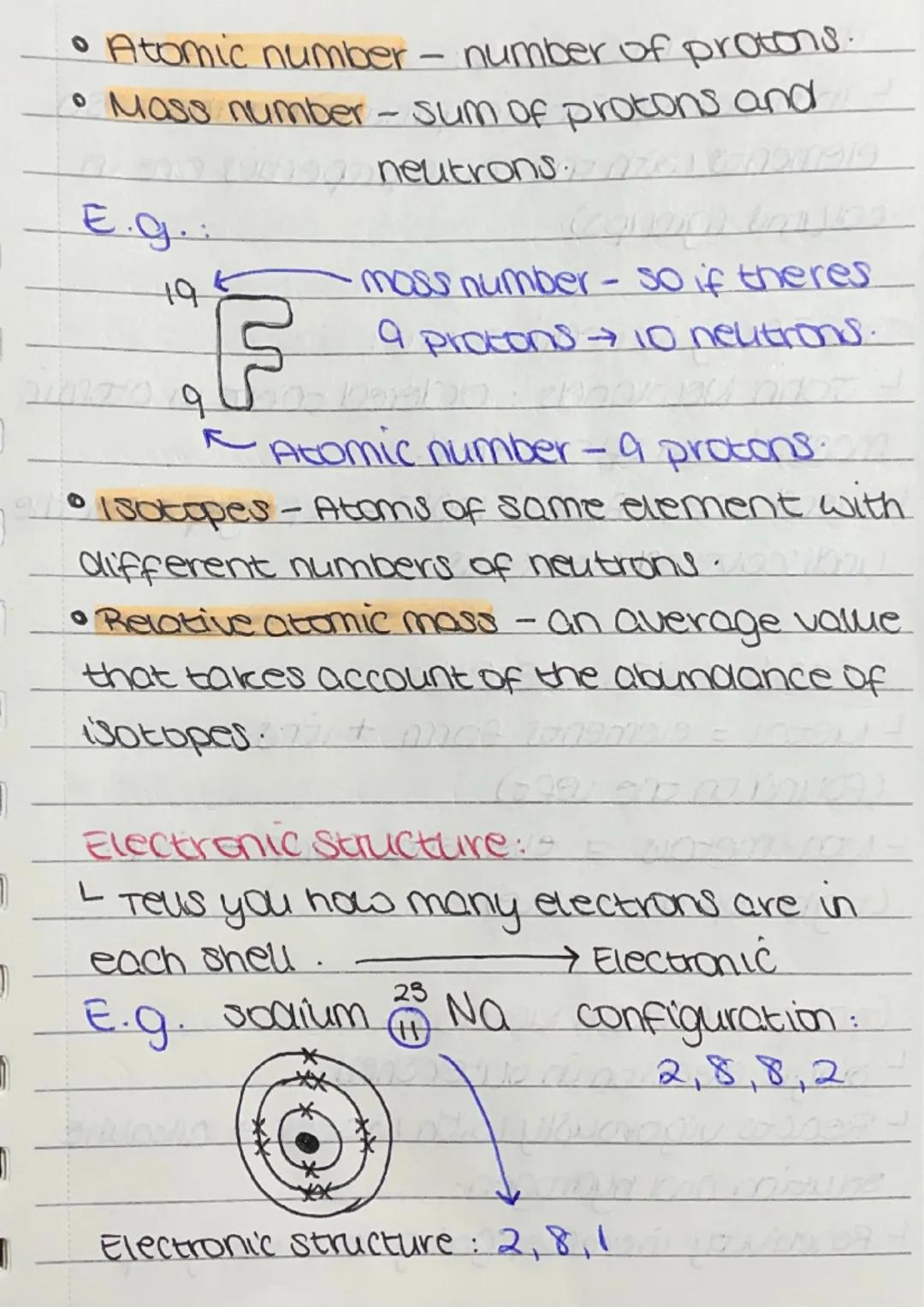 # Topic 1: Atomic structure or Periodic Table

Atoms, elements o compounds:

L Atoms
- make up all substances
and are the smallest part of a