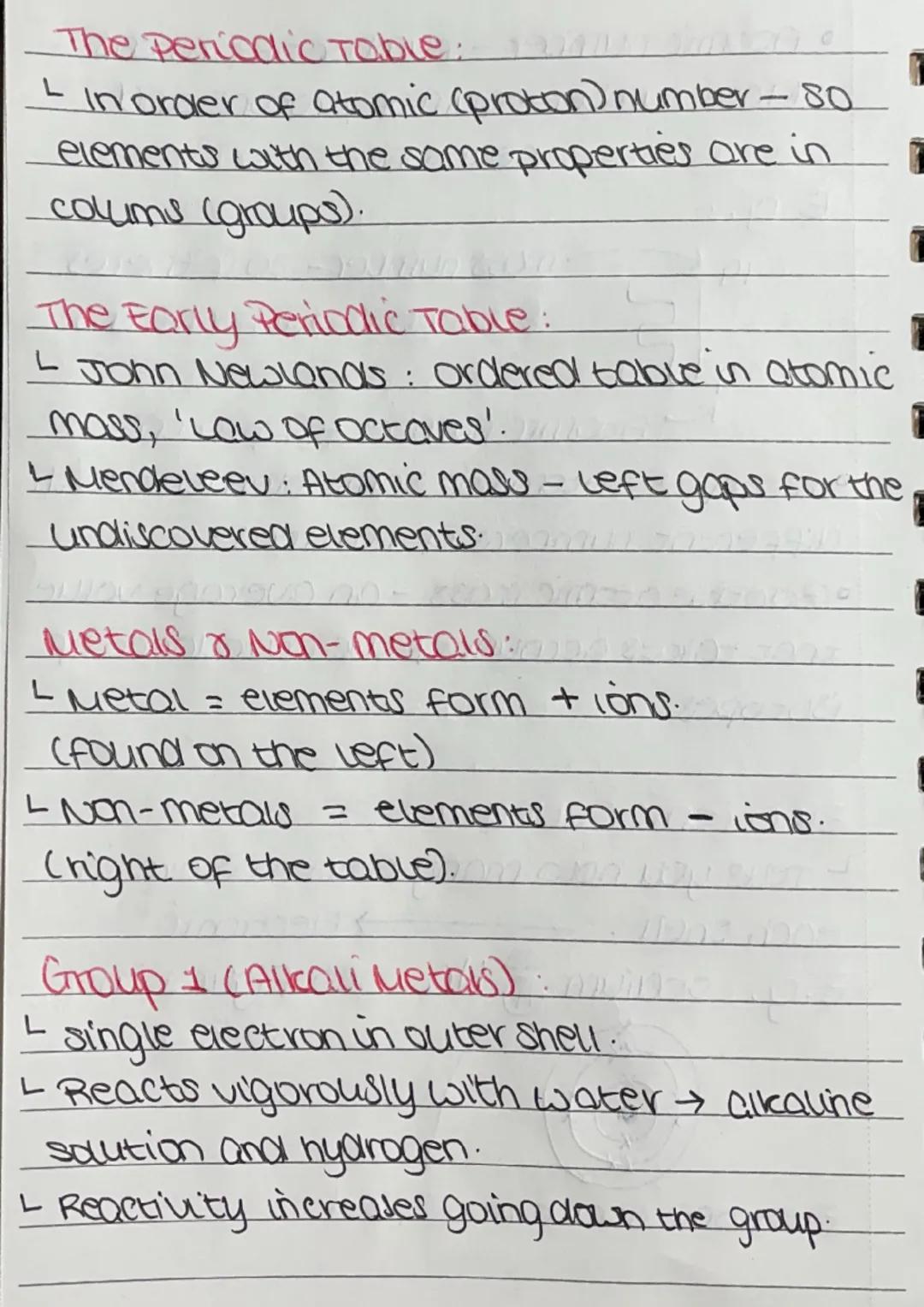 # Topic 1: Atomic structure or Periodic Table

Atoms, elements o compounds:

L Atoms
- make up all substances
and are the smallest part of a