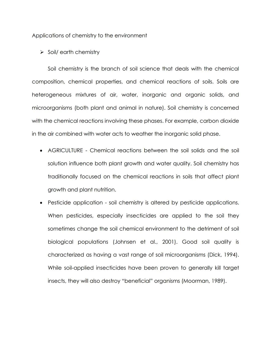 Applications of Chemistry on Industries (ESSAY)