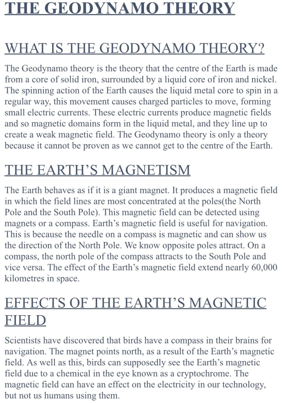 Geodynamo Theory Explained Simply: Understanding Earth's Magnetic Field